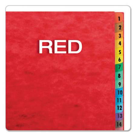 Pendaflex Expanding Desk File, 31 Dividers, Dates, Letter-Size, Red Cover (11014)