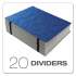 Pendaflex Expanding Desk File, 23 Dividers, Alpha, Letter-Size, Blue Cover (11015)