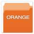 Pendaflex Colored File Folders, 1/3-Cut Tabs, Legal Size, Orange/Light Orange, 100/Box (15313ORA)