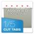 Pendaflex Colored Reinforced Hanging Folders, Letter Size, 1/5-Cut Tab, Gray, 25/Box (415215GRA)
