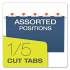 Pendaflex Colored Reinforced Hanging Folders, Legal Size, 1/5-Cut Tab, Navy, 25/Box (415315NAV)