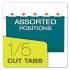 Pendaflex Colored Reinforced Hanging Folders, Legal Size, 1/5-Cut Tab, Teal, 25/Box (415315TEA)