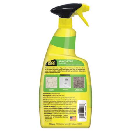 Goo Gone Grout and Tile Cleaner, Citrus Scent, 28 oz Trigger Spray Bottle, 6/CT (2054A)