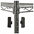 NSF Certified 4-Shelf Wire Shelving Kit with Casters, 48w x 18d x 72h, Silver (SW604818SR)