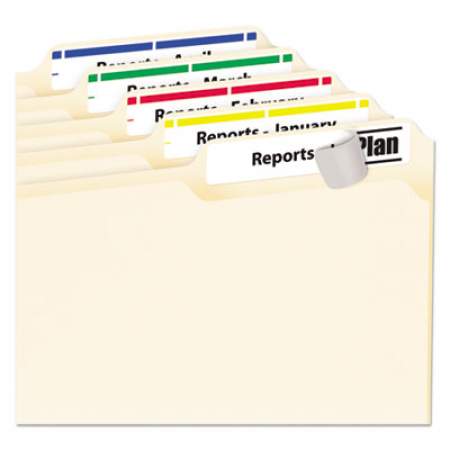 Avery Permanent TrueBlock File Folder Labels with Sure Feed Technology, 0.66 x 3.44, White, 30/Sheet, 25 Sheets/Pack (5266)