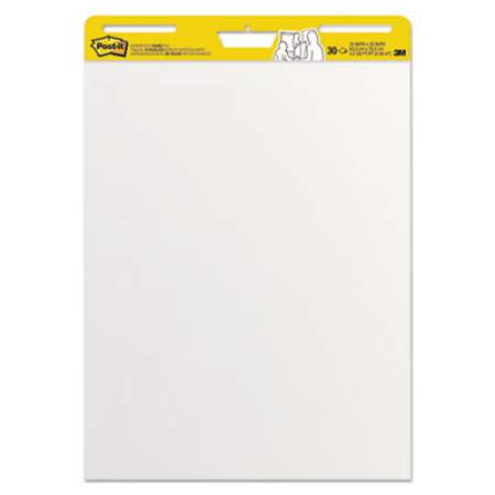 Post-it Easel Pads Super Sticky Vertical-Orientation Self-Stick Easel Pad Value Pack, Unruled, 30 White 25 x 30 Sheets, 4/Carton (559VAD)