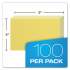 Oxford Unruled Index Cards, 3 x 5, Canary, 100/Pack (7320CAN)