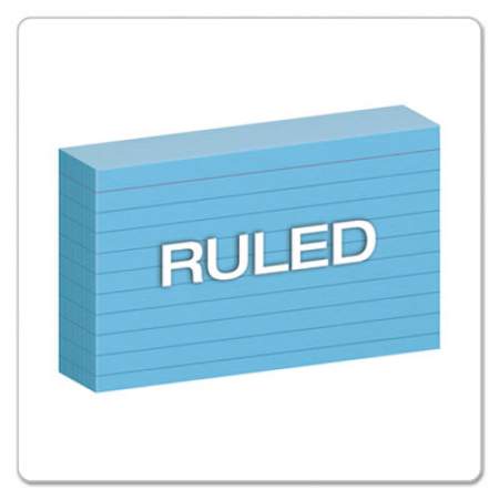 Oxford Ruled Index Cards, 3 x 5, Blue, 100/Pack (7321BLU)