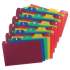 Oxford Durable Poly A-Z Card Guides, 1/5-Cut Top Tab, A to Z, 3 x 5, Assorted Colors, 25/Set (73153)