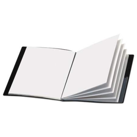 Cardinal ShowFile Display Book w/Custom Cover Pocket, 12 Letter-Size Sleeves, Black (50132)