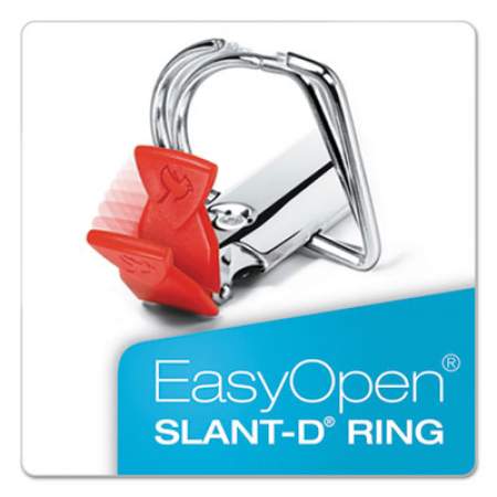 Cardinal SuperLife Pro Easy Open ClearVue Locking Slant-D Ring Binder, 3 Rings, 1.5" Capacity, 11 x 8.5, White (54662)