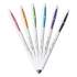 BIC Cristal Up Ballpoint Pen, Stick, Medium 1.2 mm, Assorted Ink Colors, White Barrel, 6/Pack (MSUPAP61AST)