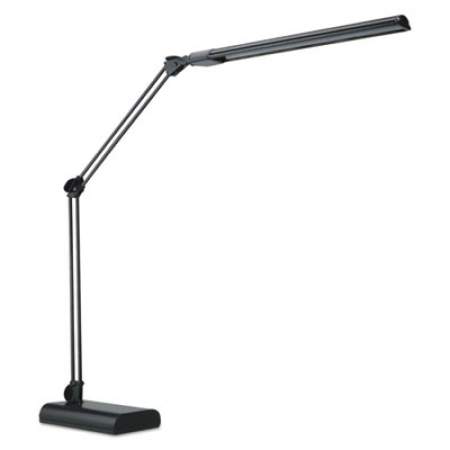 Alera Adjustable LED Desk Lamp, 3.25"w x 6"d x 21.5"h, Black (LED908B)