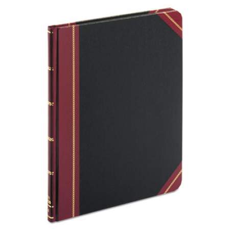 Boorum & Pease Extra-Durable Bound Book, Single-Page 6-Column Accounting, Black/Maroon/Gold Cover, 10.13 x 7.78 Sheets, 150 Sheets/Book (211506)
