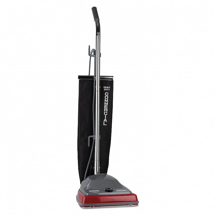 TRADITION Upright Vacuum SC679K, 12" Cleaning Path, Gray/Red/Black (SC679K)