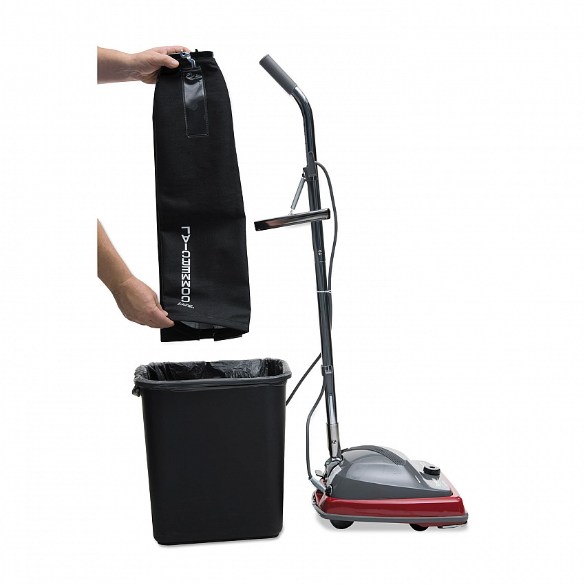 TRADITION Upright Vacuum SC679K, 12" Cleaning Path, Gray/Red/Black (SC679K)