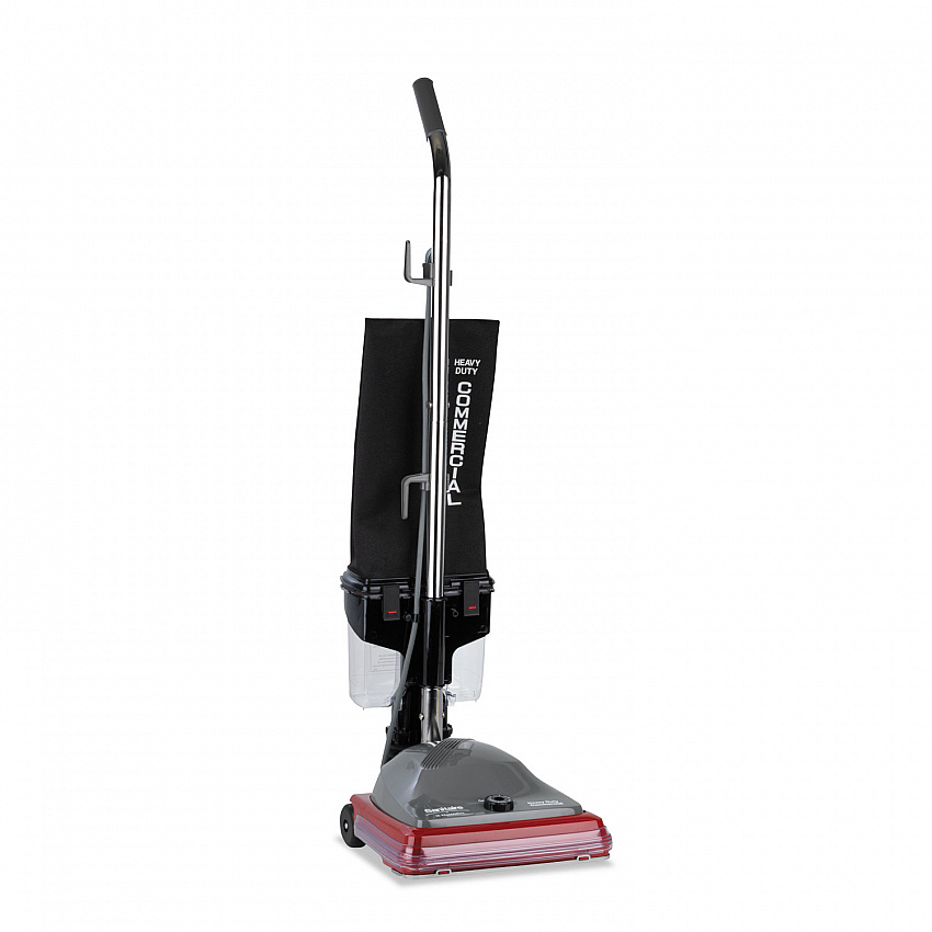 TRADITION Upright Vacuum SC689A, 12" Cleaning Path, Gray/Red/Black (SC689B)