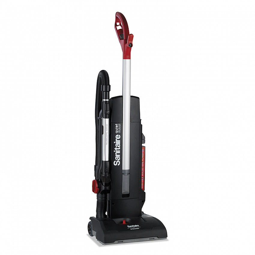 MULTI-SURFACE QuietClean Two-Motor Upright Vacuum SC9180B, 13" Cleaning Path, Black (SC9180D)