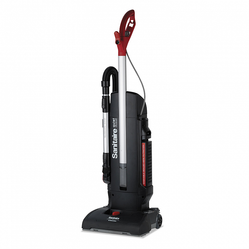MULTI-SURFACE QuietClean Two-Motor Upright Vacuum SC9180B, 13" Cleaning Path, Black (SC9180D)