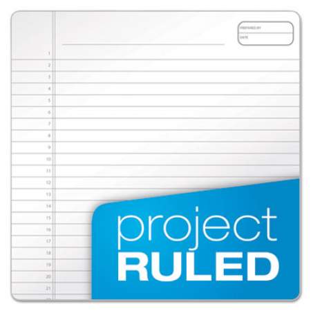 Ampad Gold Fibre Wirebound Project Notes Pad, Project-Management Format, Gray Cover, 70 White 8.5 x 11.75 Sheets (20813)