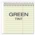 Ampad Steno Pads, Gregg Rule, Tan Cover, 80 Green-Tint 6 x 9 Sheets (25274)