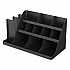 Extra Large Coffee Condiment and Accessory Organizer, 14 Compartments, 24 x 11.8 x 12.5, Black (COMORG02BLK)