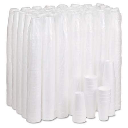 Dart Foam Drink Cups, 16 oz, White, 25/Bag, 40 Bags/Carton (16J16)