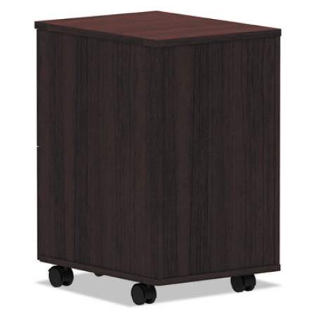 Alera Valencia Series Mobile Pedestal, Left or Right, 2 Legal/Letter-Size File Drawers, Mahogany, 15.38" x 20" x 26.63" (VA582816MY)