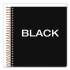 TOPS JEN Action Planner, 1 Subject, Narrow Rule, Black Cover, 8.5 x 6.75, 100 Sheets (63828)