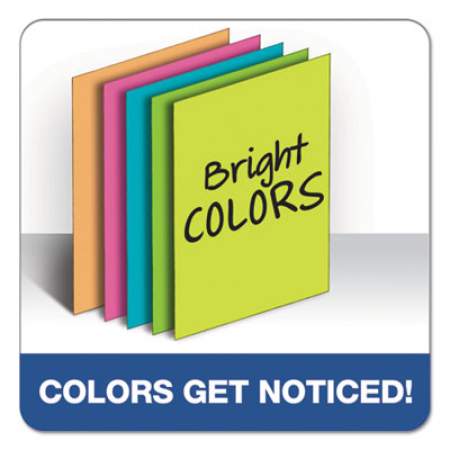 TOPS Fluorescent Color Memo Sheets, 4 x 6, Unruled, Assorted Colors, 500/Pack (99622)