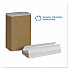 Pacific Blue Basic C-Fold Paper Towel, 1-Ply, 10.1 x 12.7, White, 240/Pack, 10 Packs/Carton (25190)