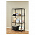 NSF Certified Industrial Four-Shelf Wire Shelving Kit, 36w x 24d x 72h, Black (SW503624BL)