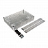 NSF Certified Industrial Four-Shelf Wire Shelving Kit, 36w x 18d x 72h, Silver (SW503618SR)