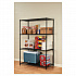 NSF Certified Industrial Four-Shelf Wire Shelving Kit, 48