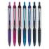 Pilot Precise V5RT Roller Ball Pen, Retractable, Extra-Fine 0.5 mm, Assorted Ink and Barrel Colors, 7/Pack (26095)