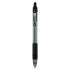 Zebra Z-Grip Ballpoint Pen, Retractable, Medium 1 mm, Black Ink, Clear Barrel, 24/Pack (12221)