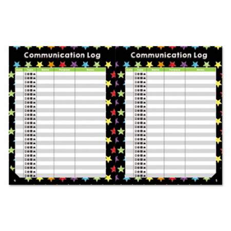Carson-Dellosa Education Teacher Planner, Weekly/Monthly, Two-Page Spread (Seven Classes), 10.88 x 8.38, Balloon Theme, Black Cover (105000)
