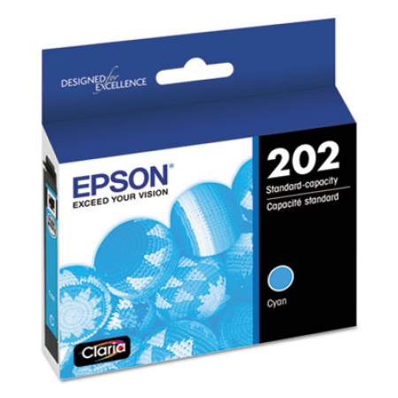 Epson T202220-S (202) Claria Ink, 165 Page-Yield, Cyan