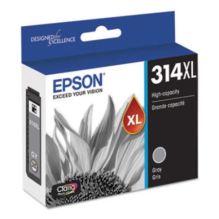 Epson T314XL720-S (314XL) Claria High-Yield Ink, 830 Page-Yield, Gray
