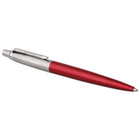 Parker Jotter Gel Pen, Retractable, Medium 0.7 mm, Black Ink, Red Barrel (2020648)