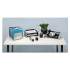 Fellowes Office Suites Side Load Letter Tray, 1 Section, Letter Size Files, 14.81" x 10.31" x 2.5", Black/Silver (8031701)