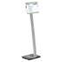 Durable Info Sign Duo Floor Stand, Letter-Size Inserts, 15 x 46 1/2, Clear (481423)