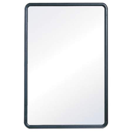 Quartet Contour Dry-Erase Board, Melamine, 36 x 24, White Surface, Black Frame (7553)