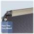 Quartet Prestige Euro-Style Embossed Foam Bulletin Board, 48 x 34 7/16, Black/Alum Frame (B364T)