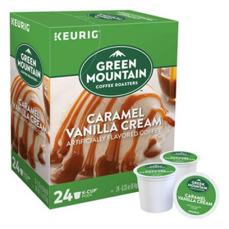 Green Mountain Coffee Caramel Vanilla Cream Coffee K-Cups, 24/Box (6700)