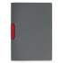 Durable DURASWING Report Cover, Clip Fastener, 8.5 x 11, Graphite/Graphite, 5/Pack (231200)