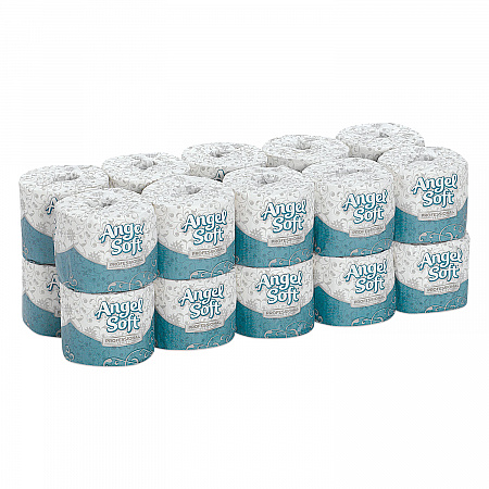 Angel Soft ps Premium Bathroom Tissue, Septic Safe, 2-Ply, White, 450 Sheets/Roll, 20 Rolls/Carton (16620)