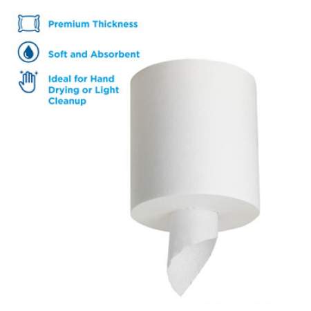 Georgia Pacific Professional SofPull Center-Pull Perforated Paper Towels,7 4/5x15, White,320/Roll,6 Rolls/Ctn (28124)