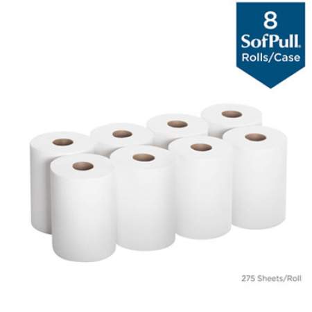 Georgia Pacific Professional SofPull Premium Jr. Cap. Towel, 7.8" x 14.8", White, 225/Roll, 8 Rolls/Carton (28125)
