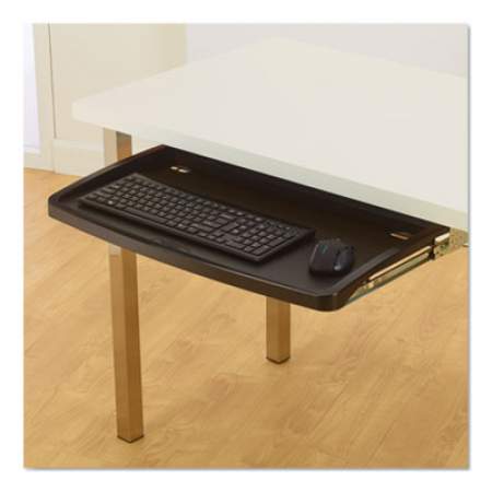 Kensington Comfort Keyboard Drawer with SmartFit System, 26w x 13.25d, Black (60004)